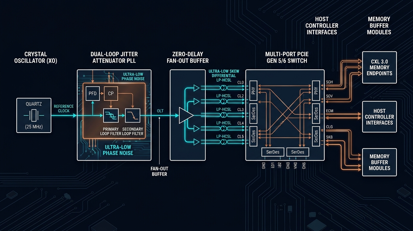 Integrated Device Technology Clock Tree and Interconnect Architecture Blueprint